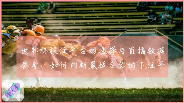 世界杯投注平台的选择与直播数据参考，如何判断最适合你的下注平台？